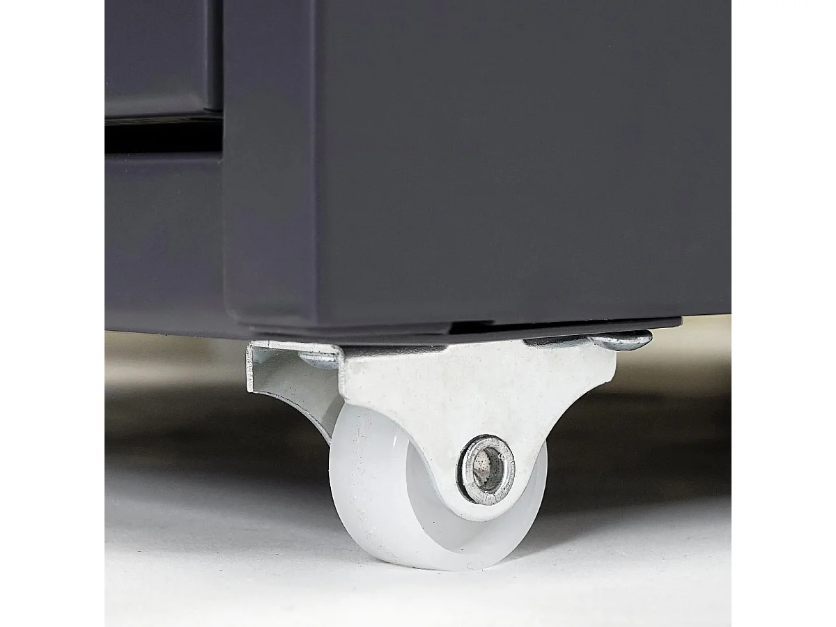 Preston T851 rolling container,  dark grey