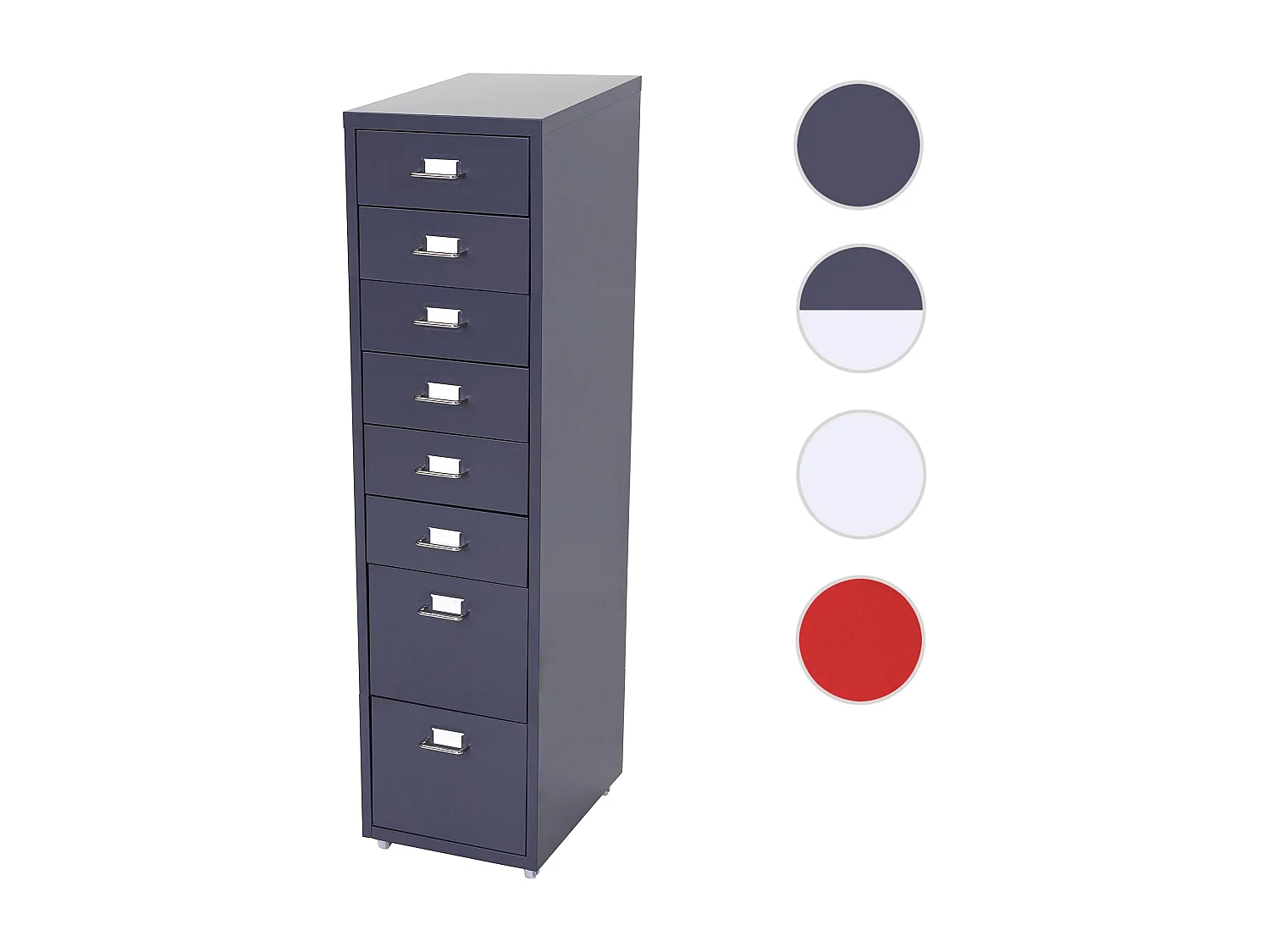 Preston T851 rolling container,  dark grey