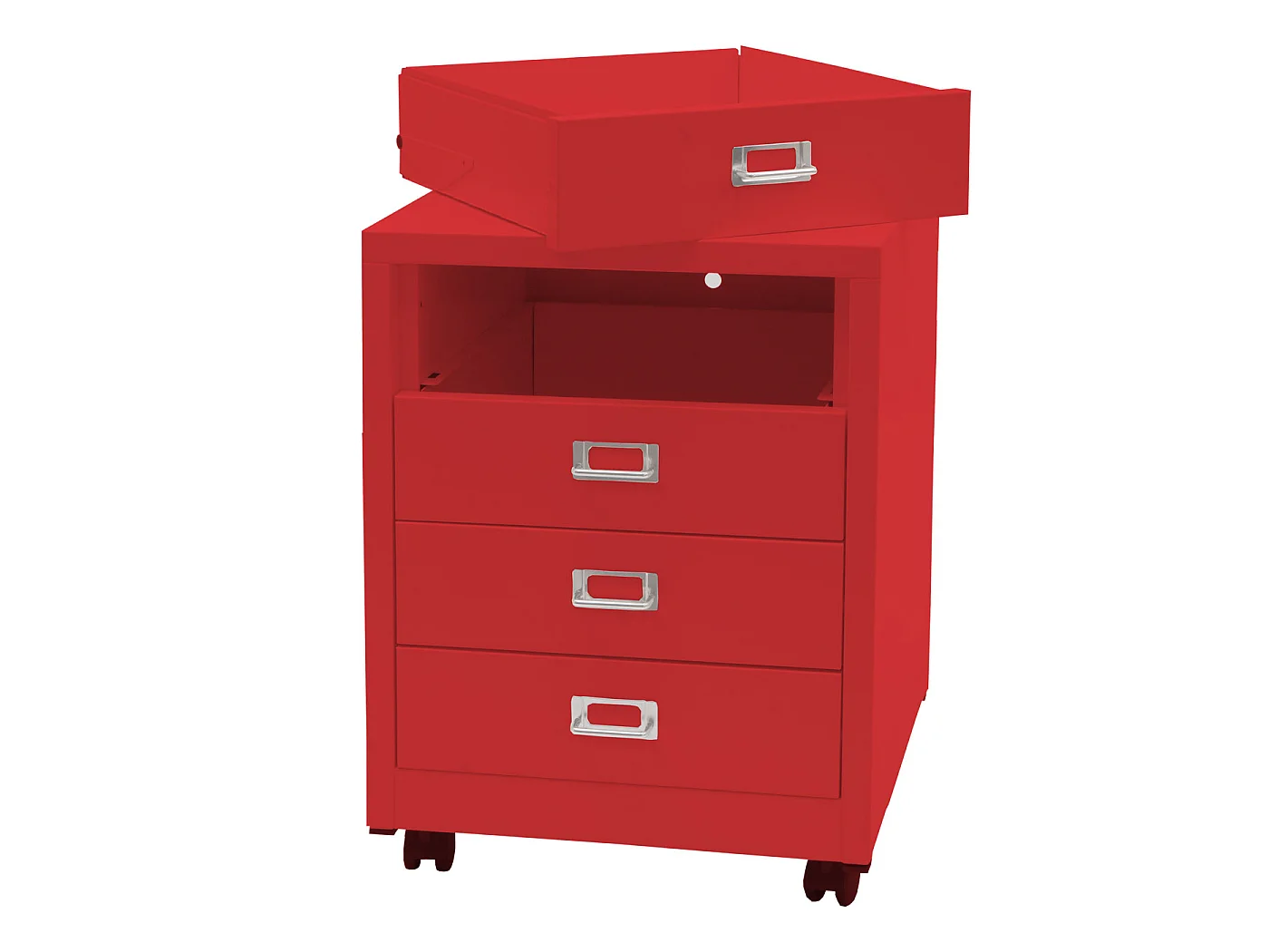 Rollcontainer MCW-L49, Rot