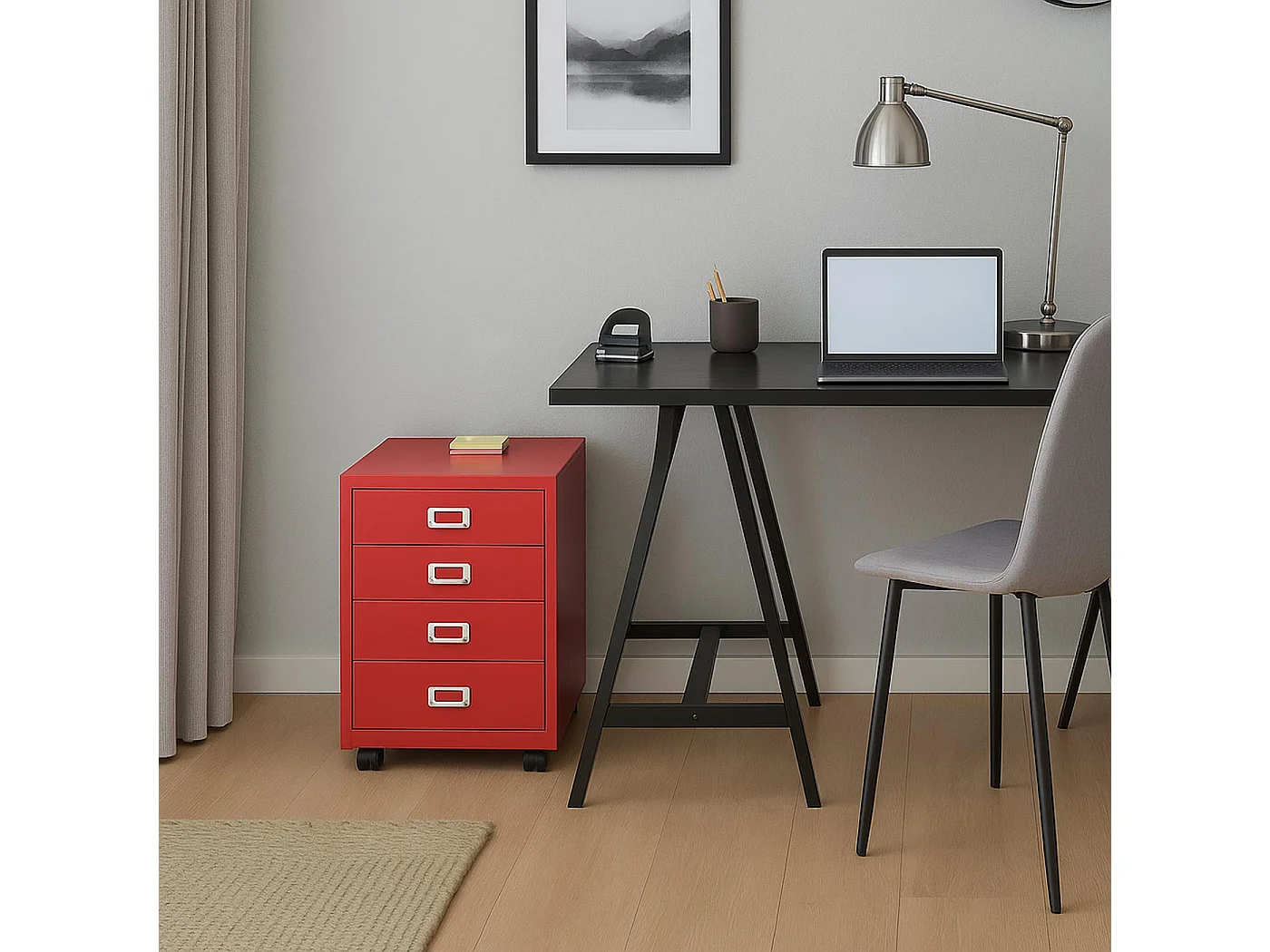 Rollcontainer MCW-L49, Rot