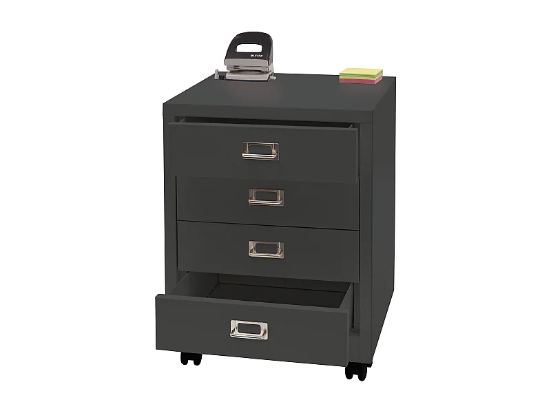 Pedestal móvil MCW-L49,  gris oscuro