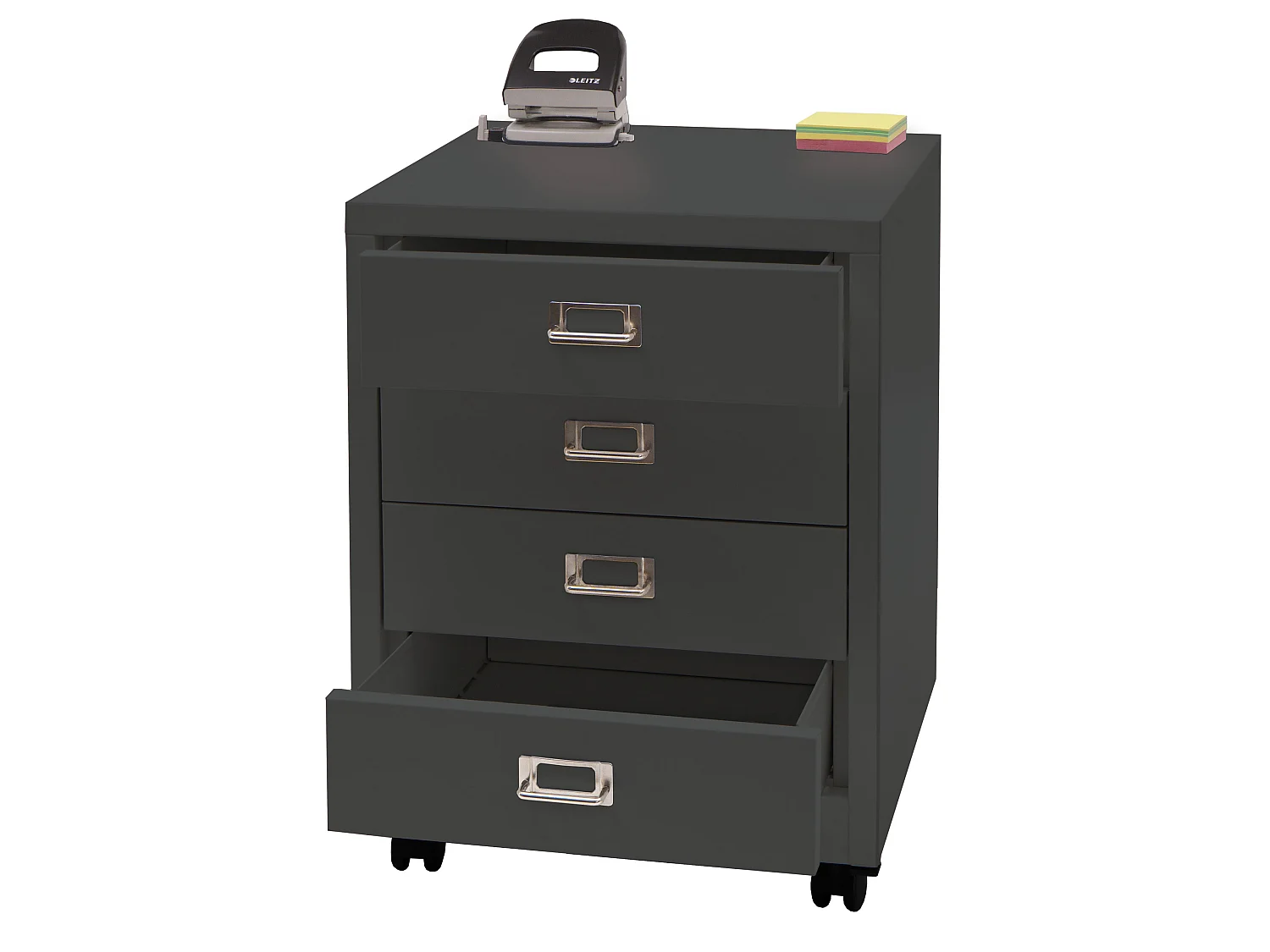 Rollcontainer MCW-L49, Dunkelgrau