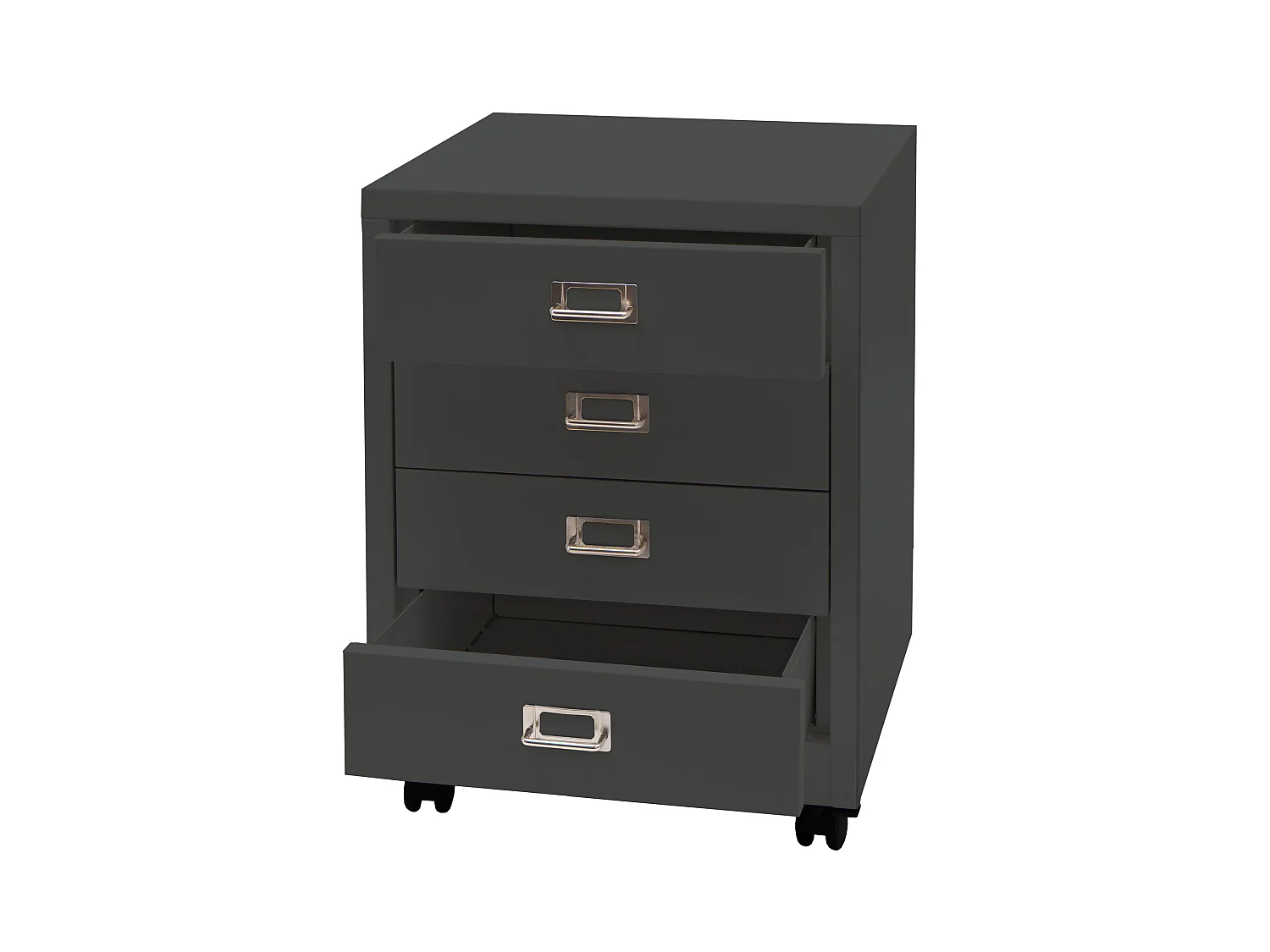 Rollcontainer MCW-L49, Dunkelgrau