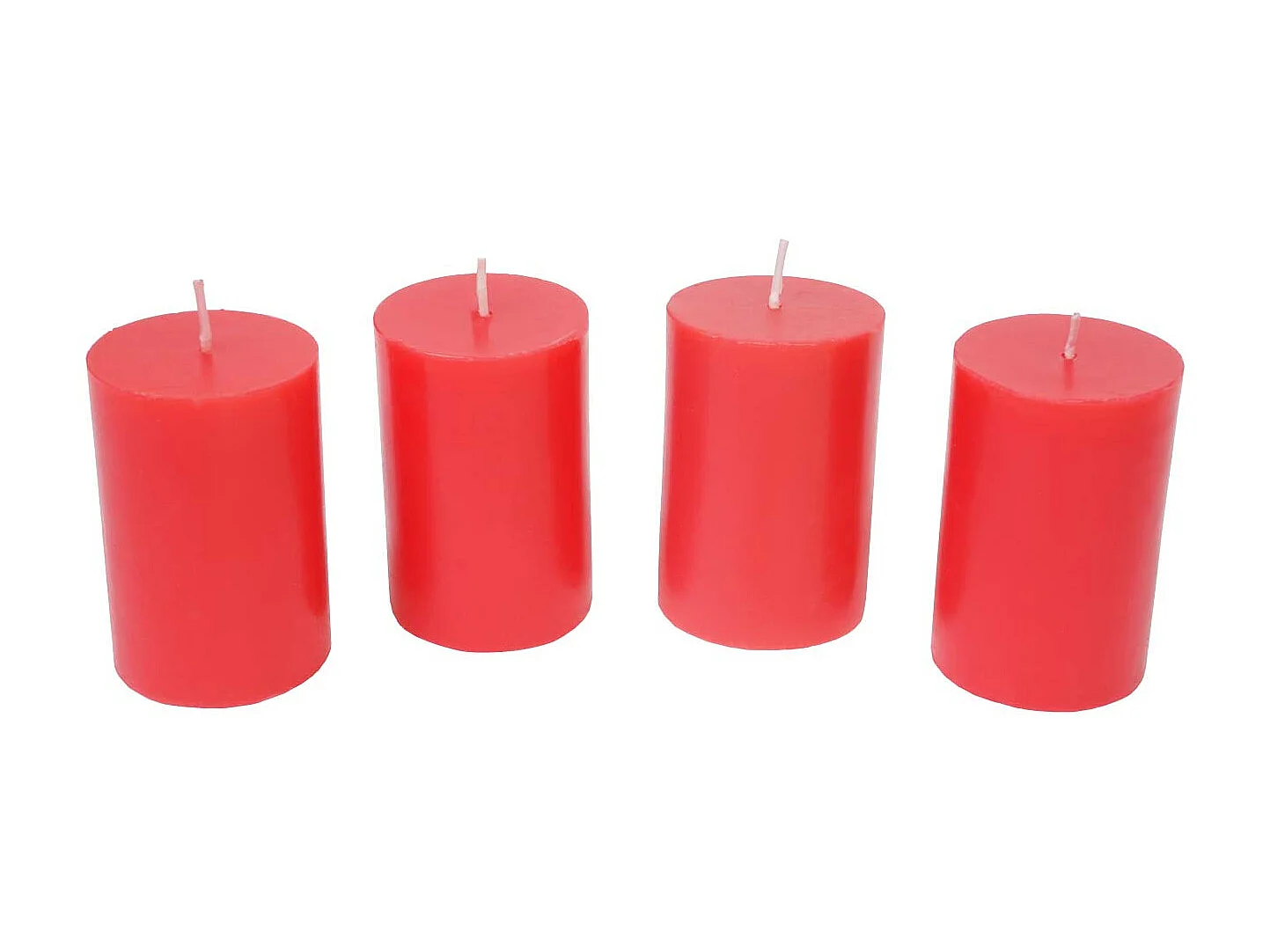 Portacandele circolare avvento natalizio MCW-H49 33cm legno e metallo con 4 candele