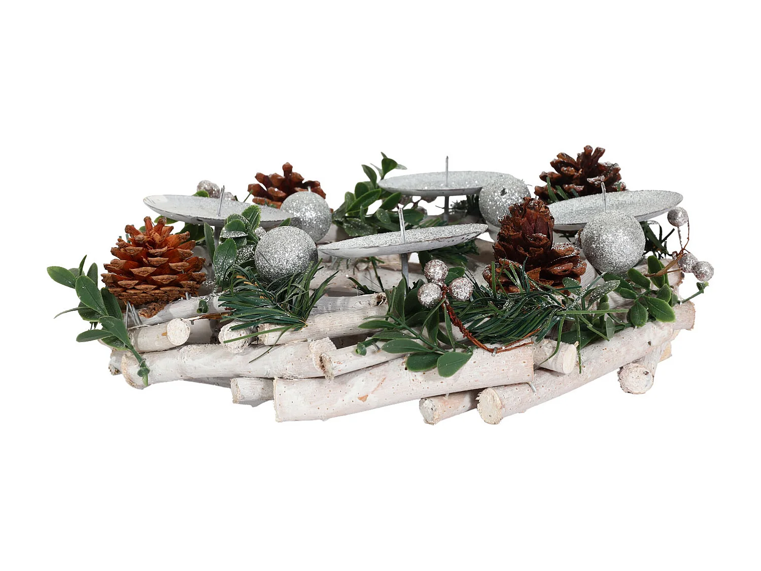 Couronne de l'Avent MCW-M12 avec bougies,  sans bougies