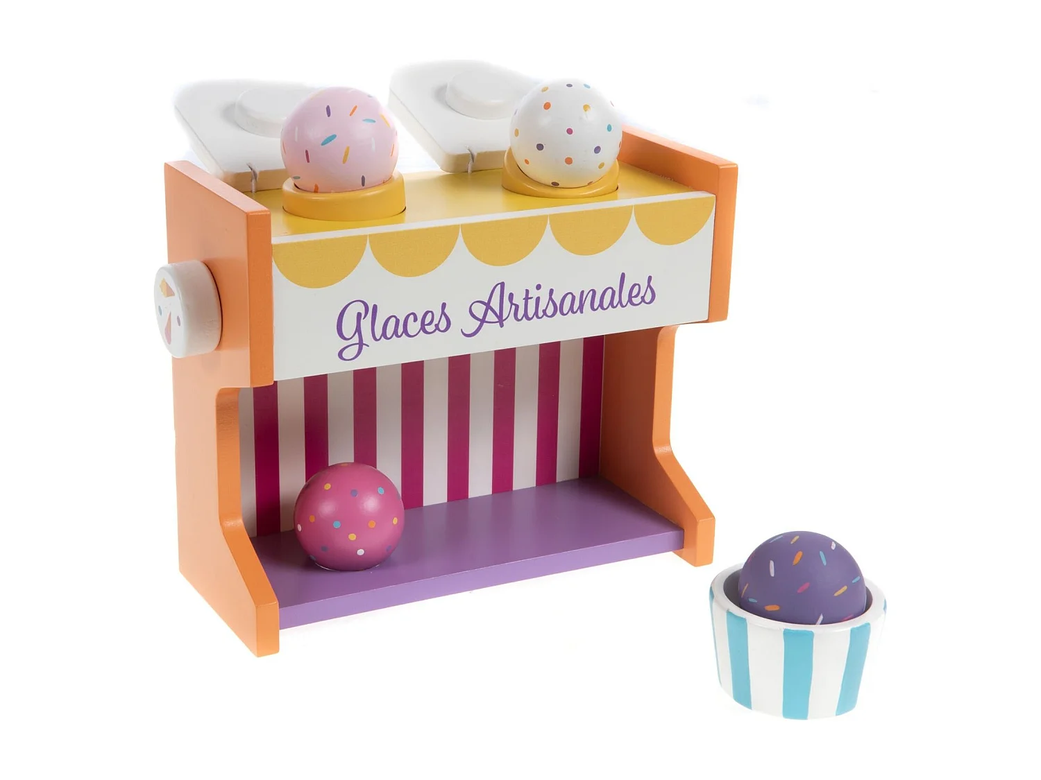 Juego de heladeria multicolor Mia 9x18x23 cm