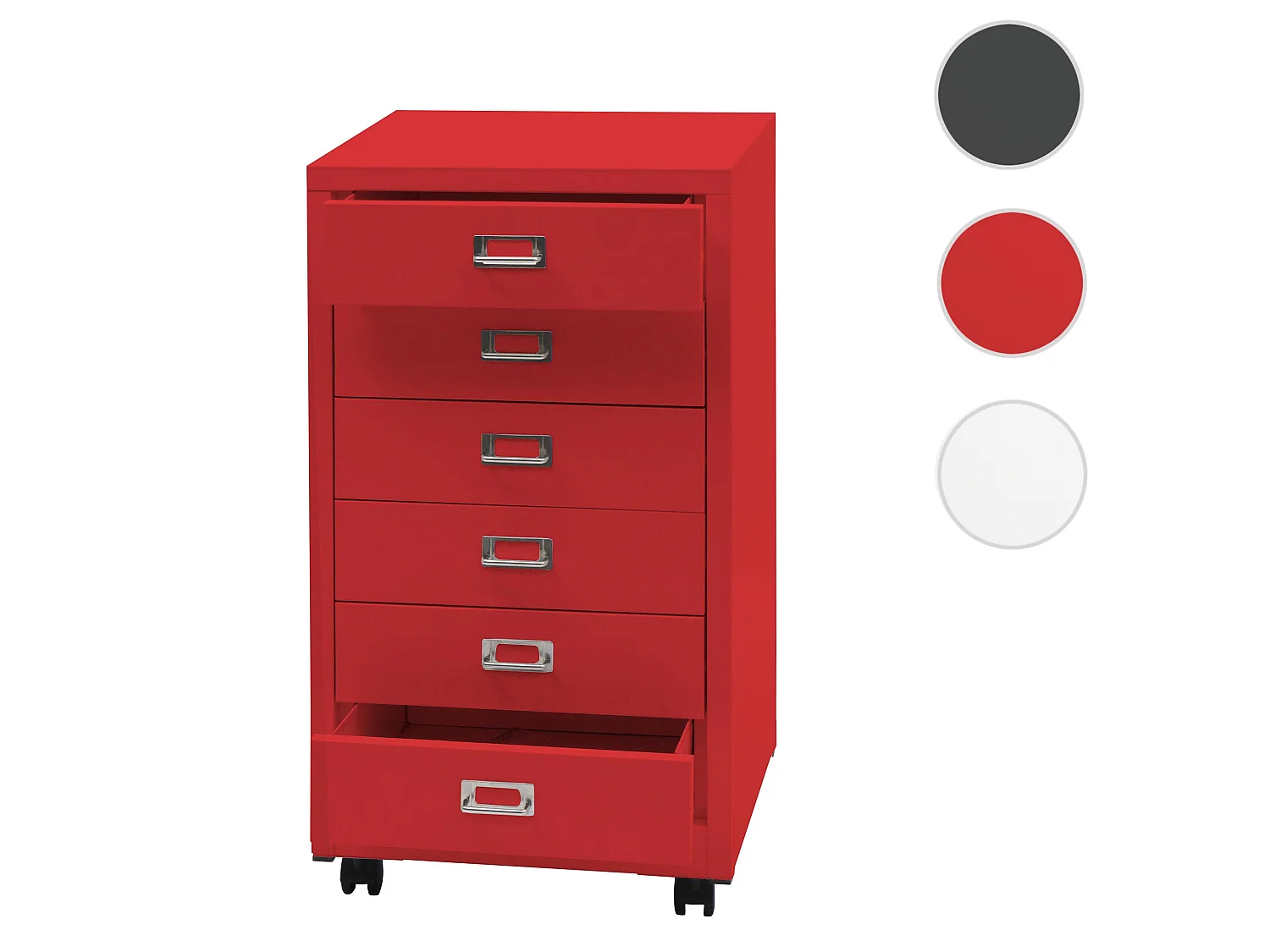 Rollcontainer MCW-L49, Rot