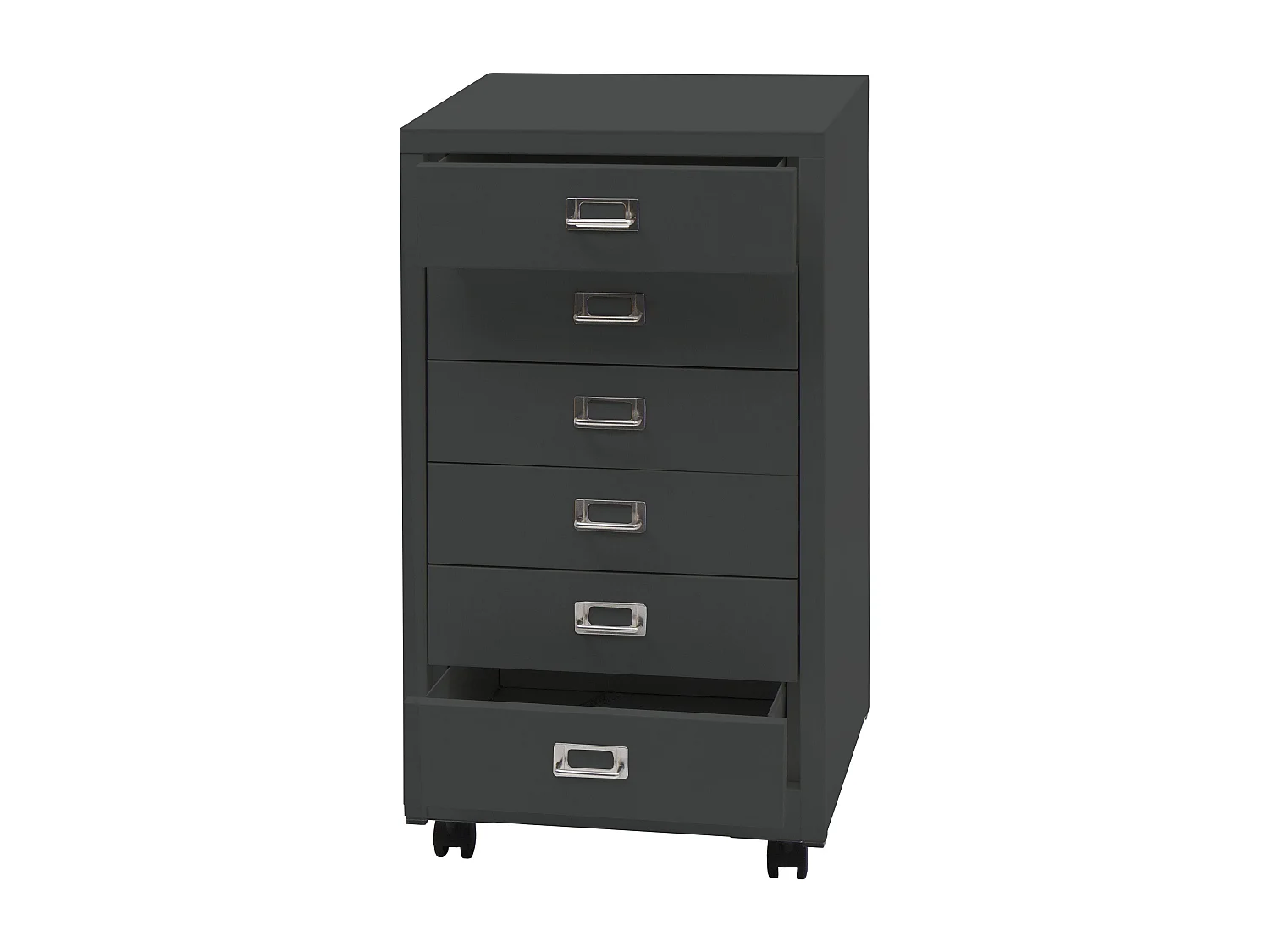 Pedestal móvel MCW-L49,  cinzento escuro