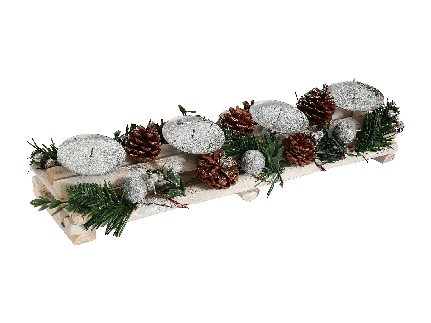 Adventsarrangement MCW-M12 met kaarsen,  zonder kaarsen