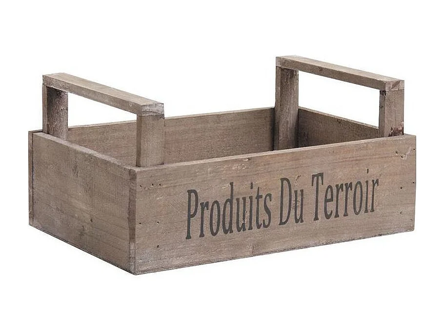 Caisse récolte Produits du terroir