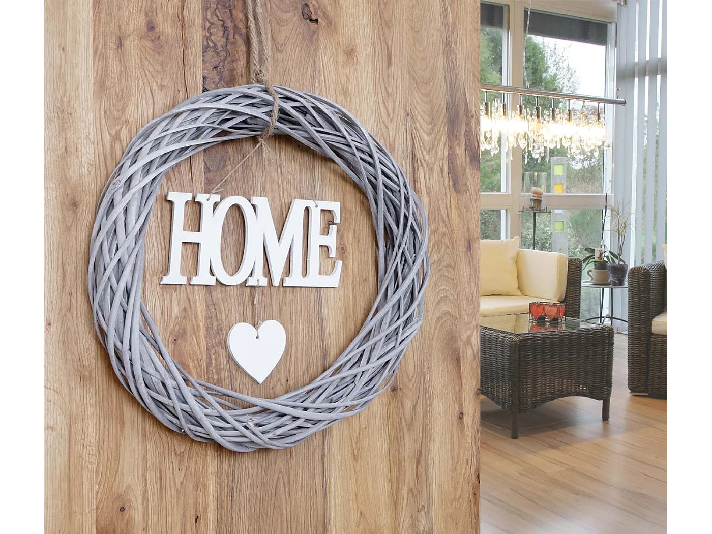 Grinalda de porta Casa redonda