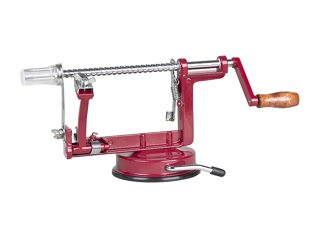 Pèle pommes à ventouse rouge