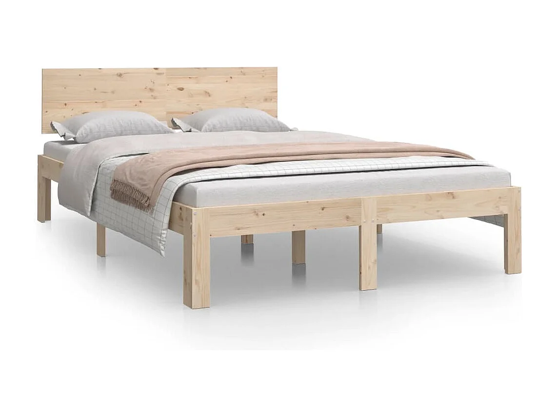 Lit Bois massif 120x190 Petit double