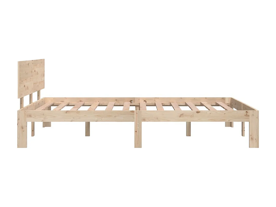 Lit Bois massif 120x190 Petit double