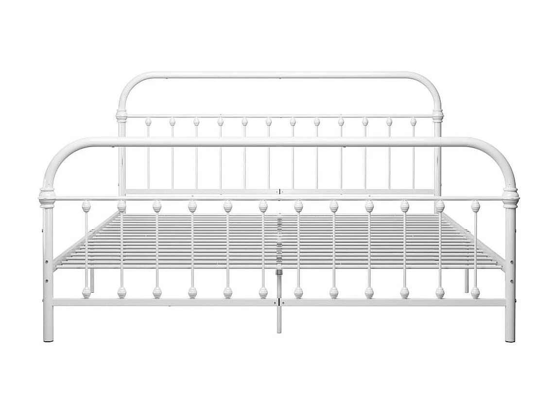 Lit Blanc Métal 180x200 4