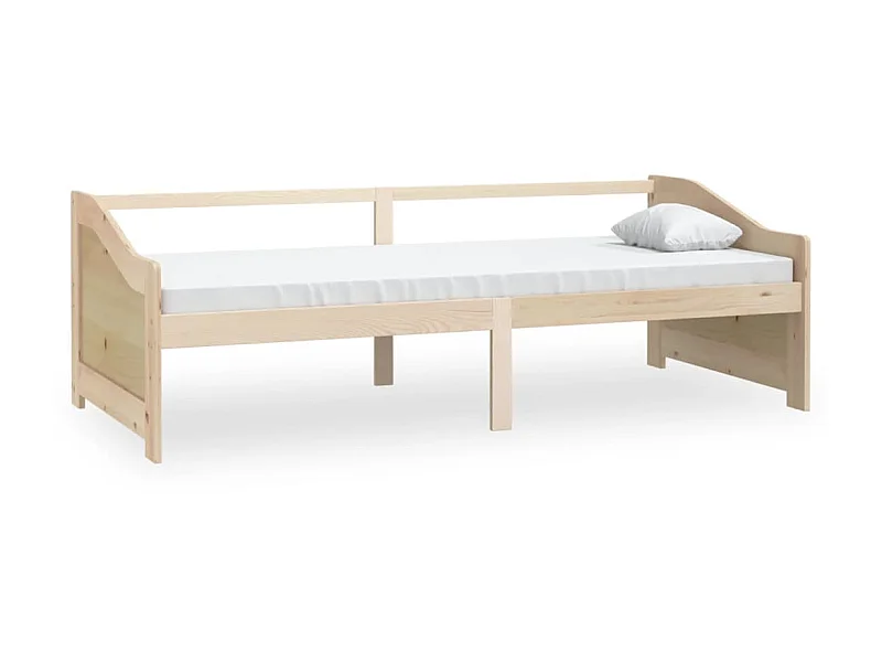 Lit de repos 3 places Bois de pin massif 90x200