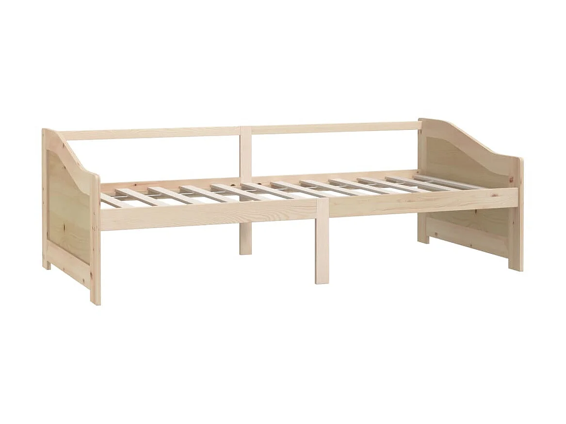 Lit de repos 3 places Bois de pin massif 90x200