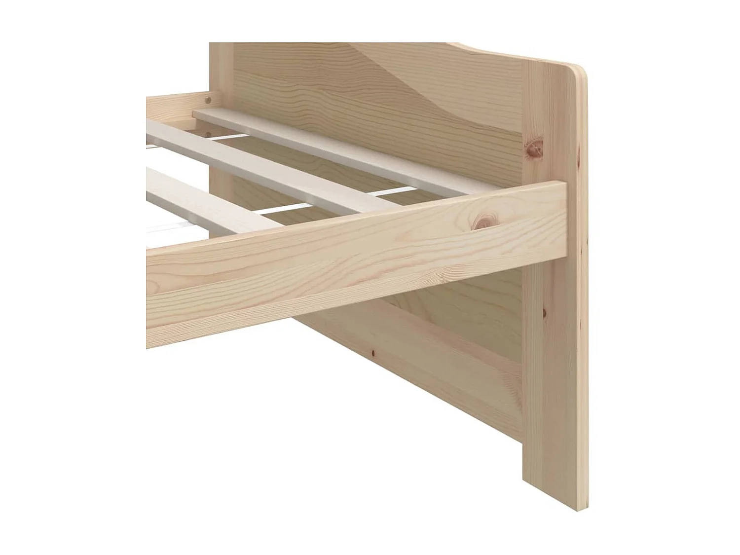 Lit de repos 3 places Bois de pin massif 90x200