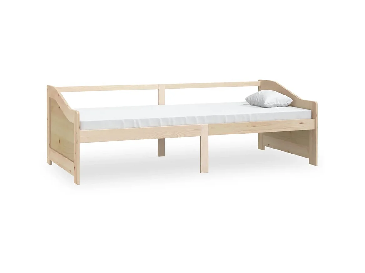 Lit de repos 3 places Bois de pin massif 90x200