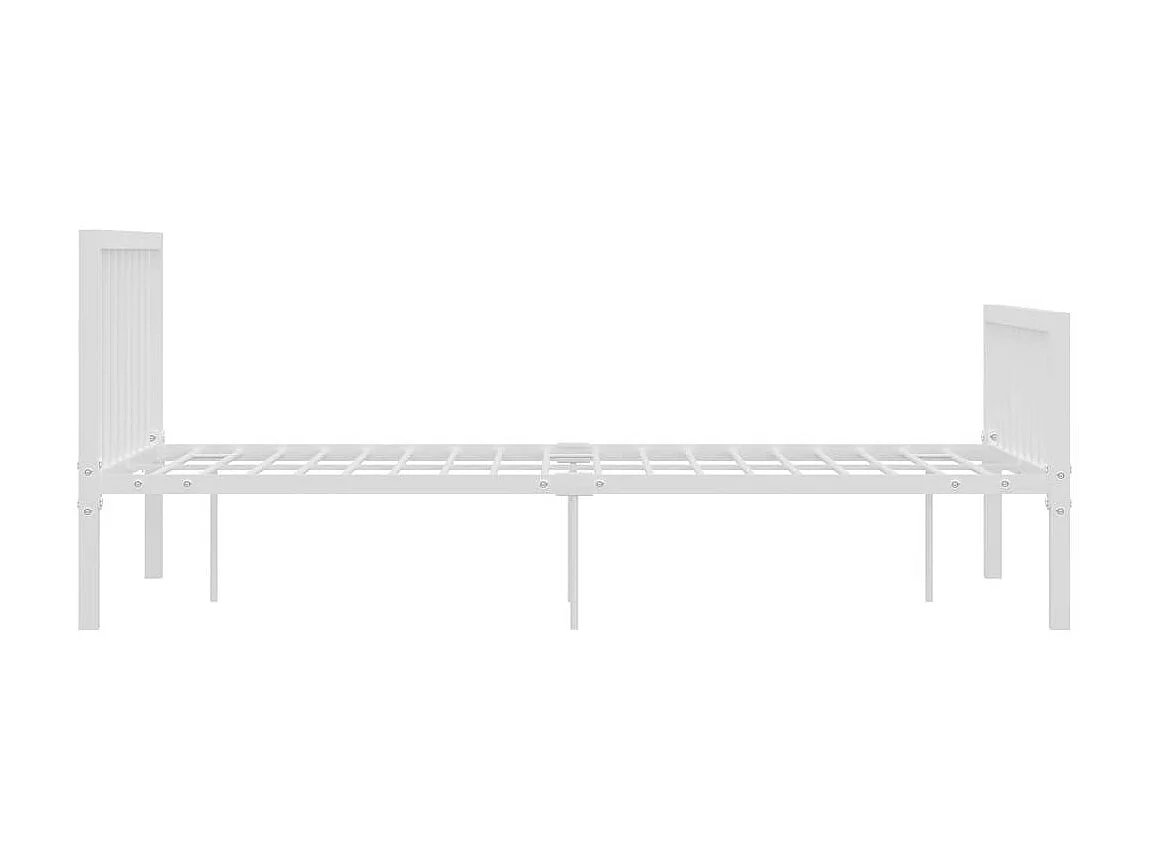 Lit Blanc Métal 120x200 7