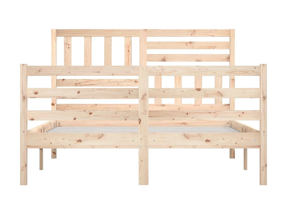 Lit Bois massif 120x190 Petit Double 6