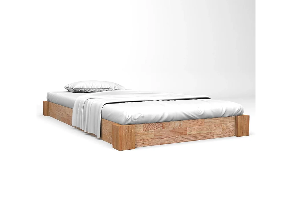 Bedframe massief eikenhout 160x200 cm
