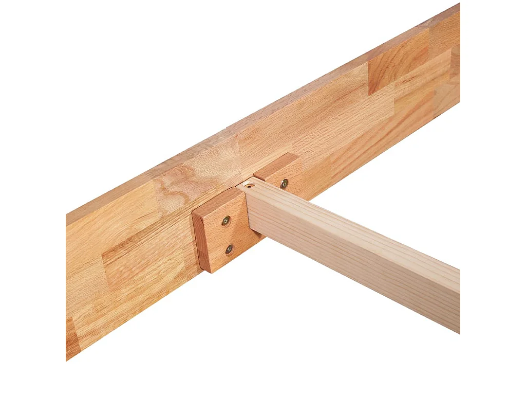 Bedframe massief eikenhout 160x200 cm