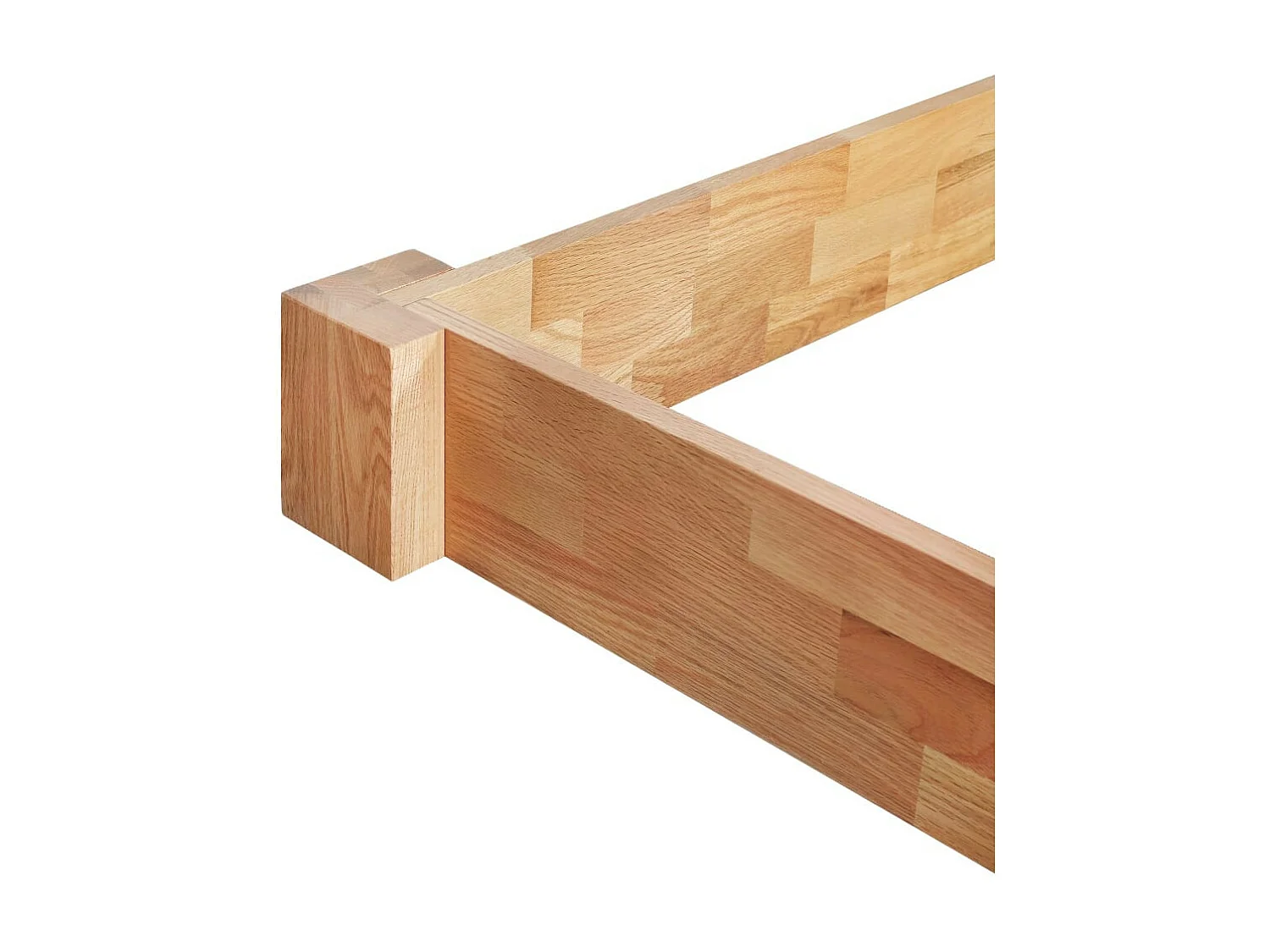 Bedframe massief eikenhout 160x200 cm