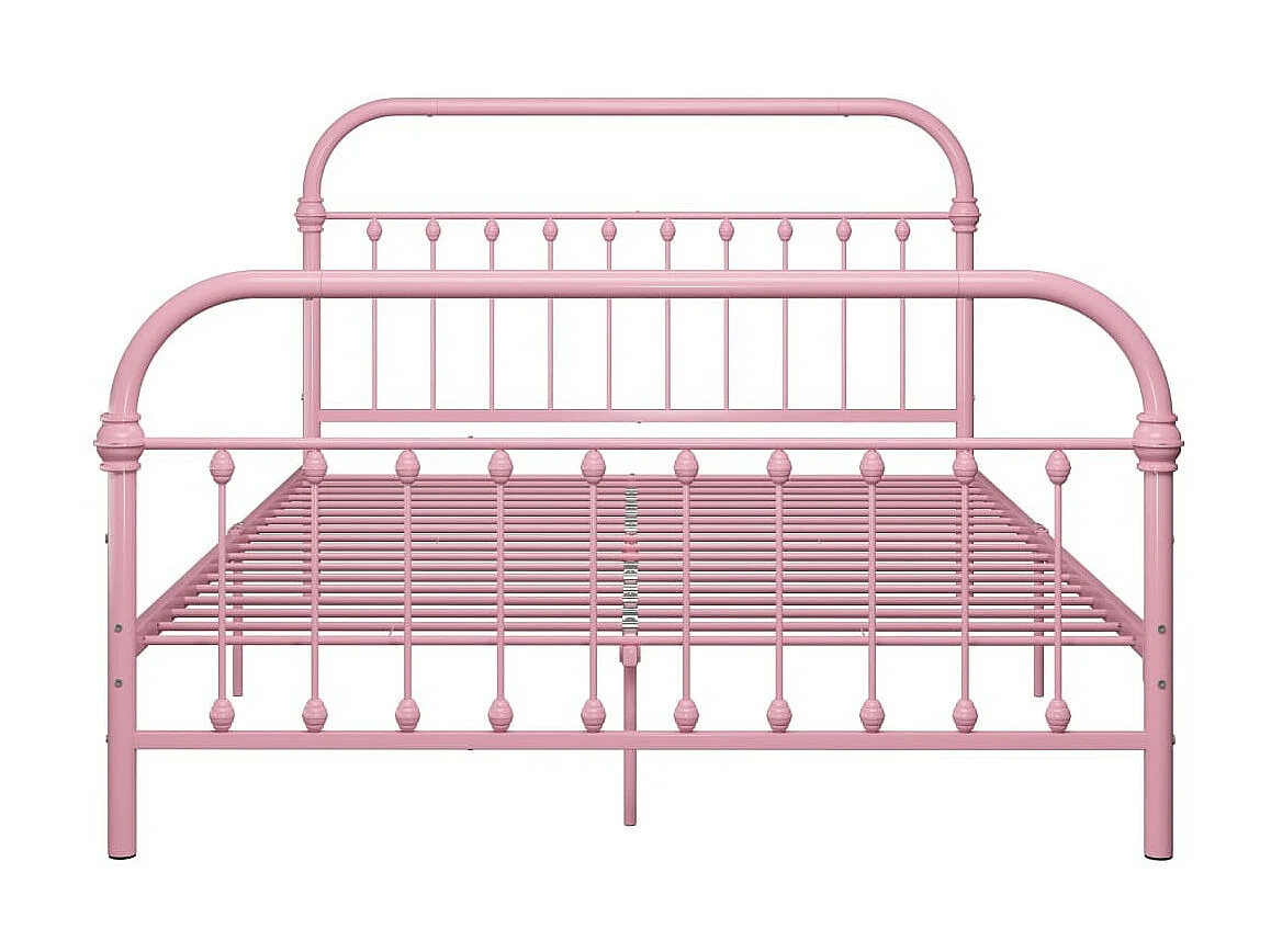 Lit Rose Métal 140x200