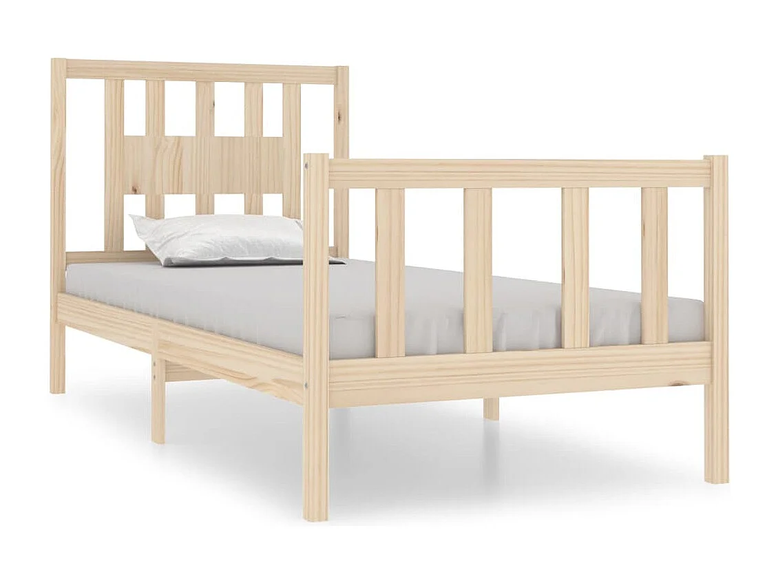 Lit Bois massif 90x190 Simple