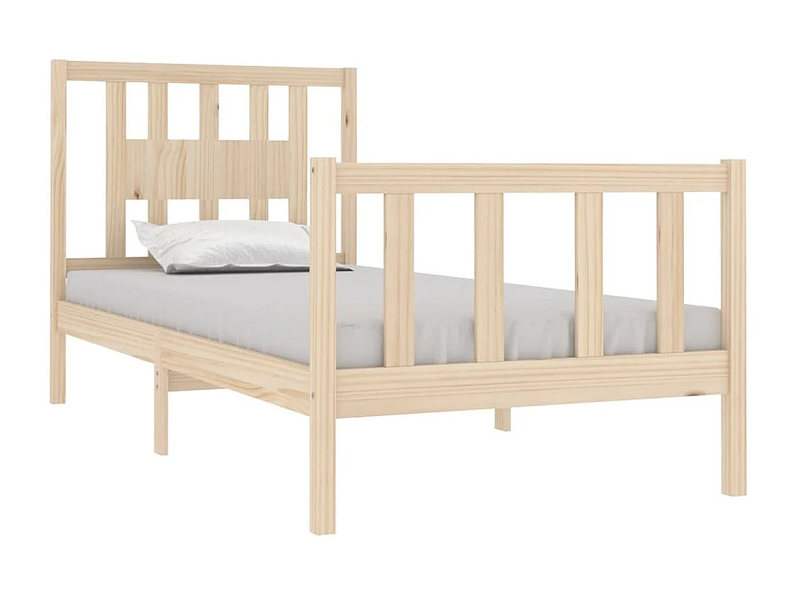 Lit Bois massif 90x190 Simple