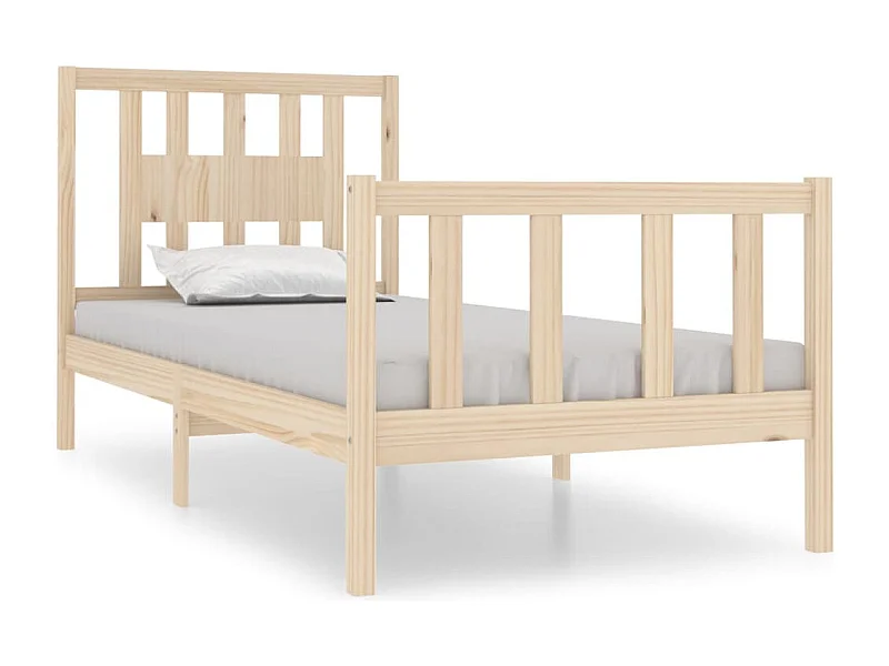 Lit Bois massif 90x190 Simple