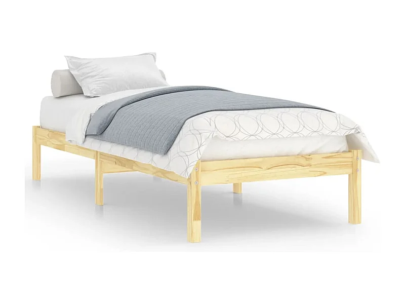 Lit Bois de pin massif 100x200