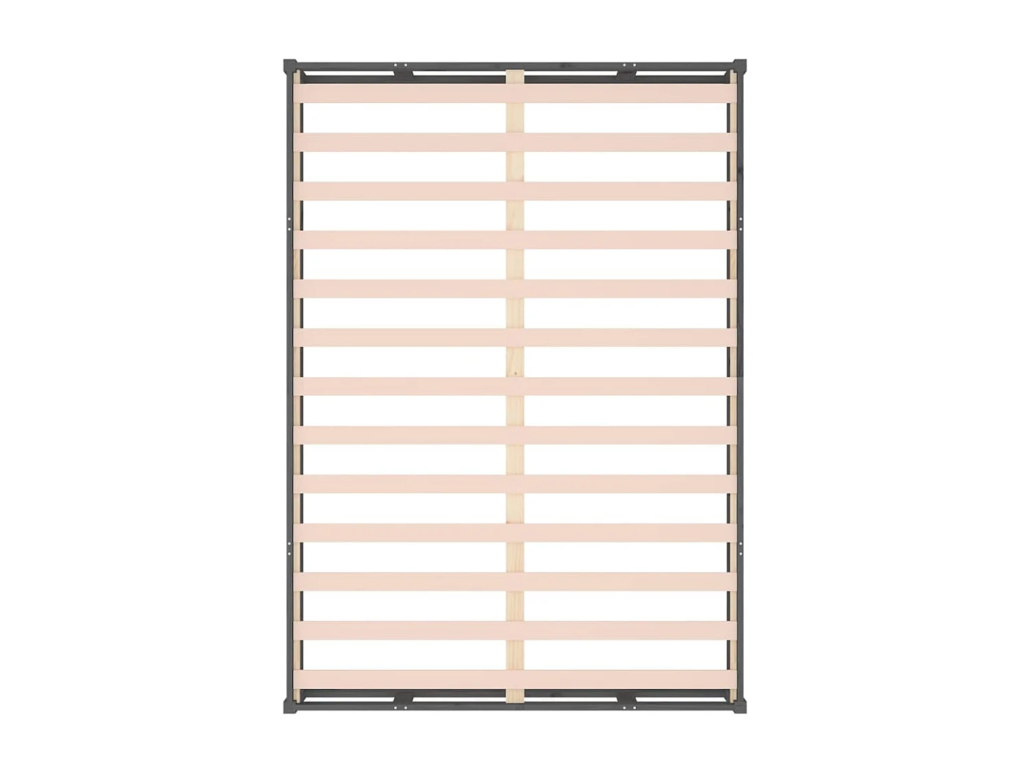 Lit Gris 150x200 Très grand Bois massif