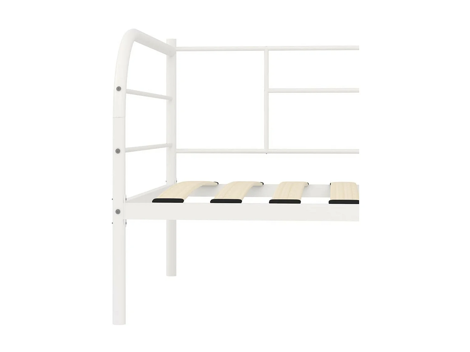 Lit de repos Blanc Métal 90x200