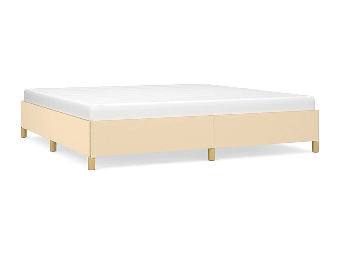 Lit Crème 200x200 Tissu