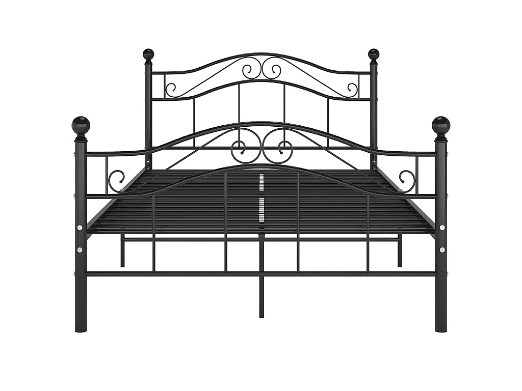 Lit Noir Métal 120x200 8