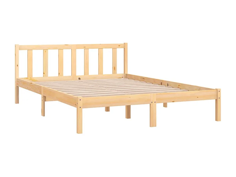 Lit Bois de pin massif 160x200 13