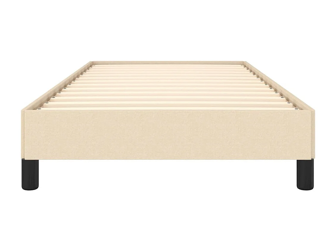 Lit Crème 100x200 Tissu