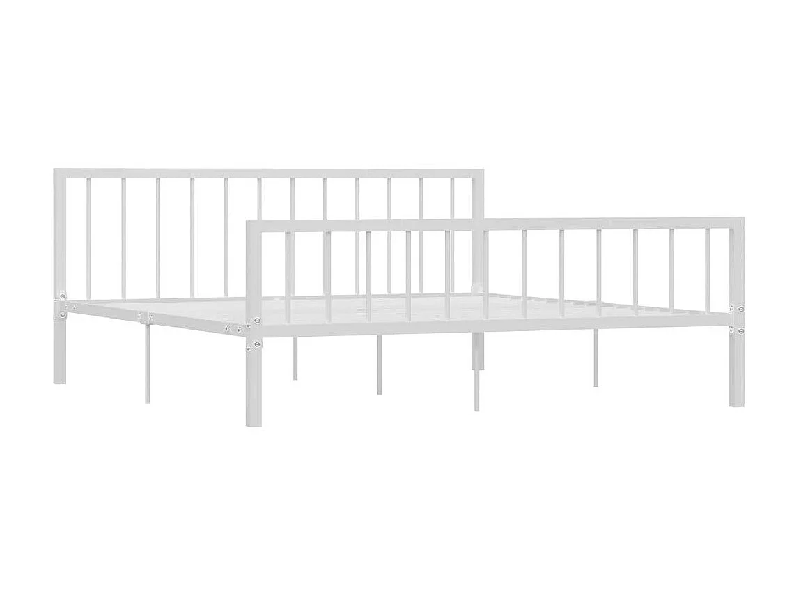 Lit Blanc Métal 180x200 5