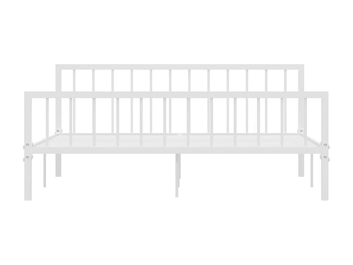 Lit Blanc Métal 180x200 5