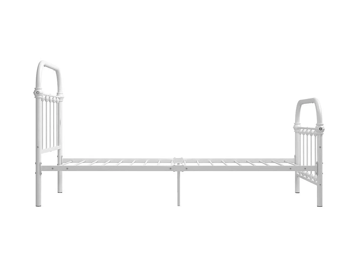 Lit Blanc Métal 90x200 3