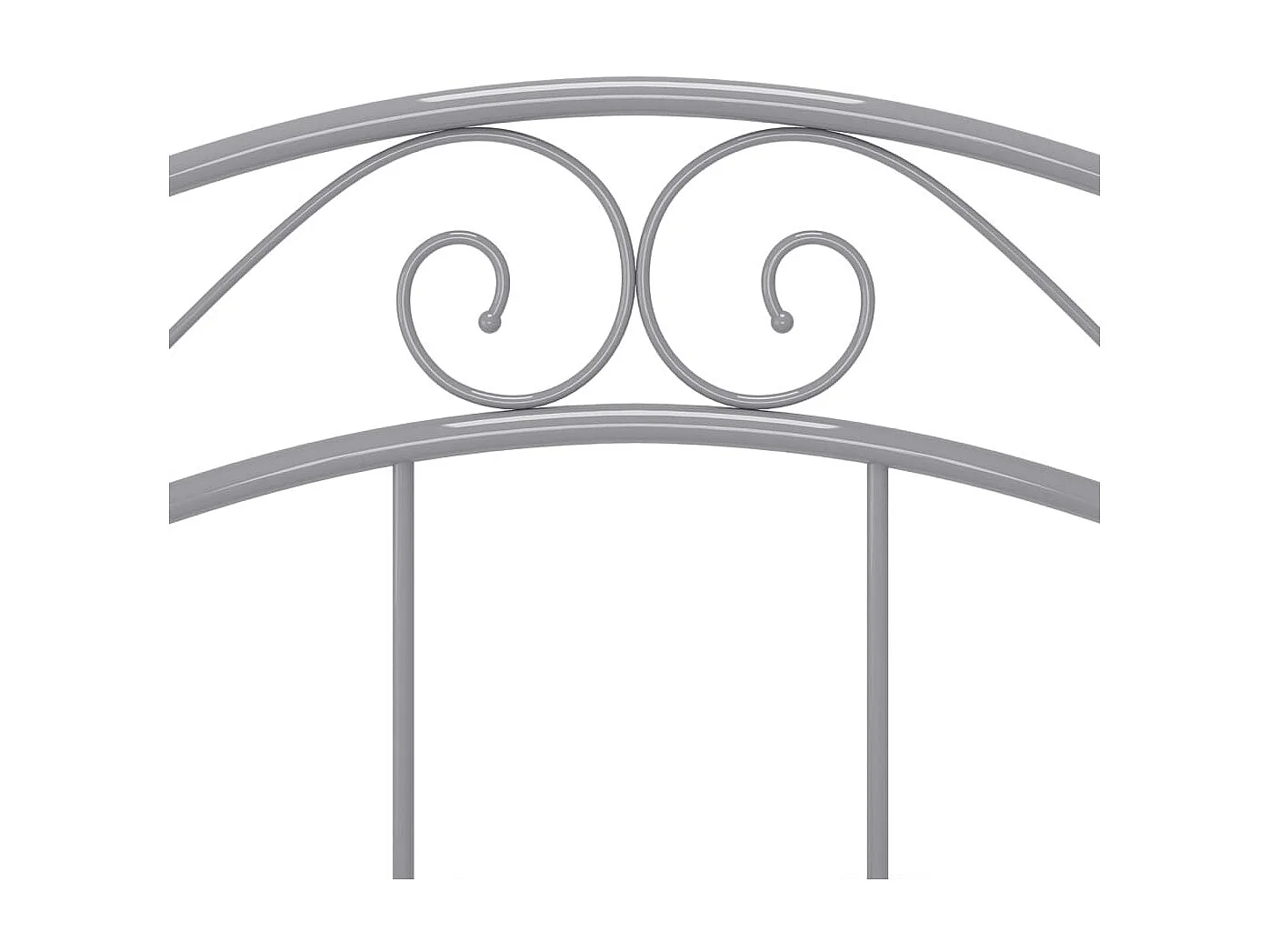 Lit Gris Métal 90x200 5