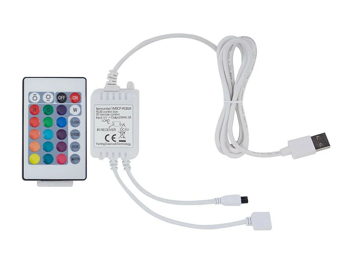 Lit avec LED Gris Similicuir 180x200 4