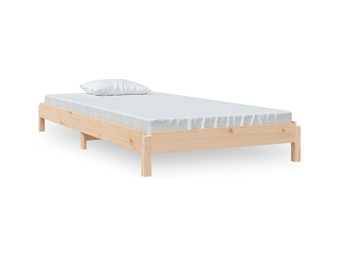 Lit empilable 90x190 Bois de pin massif