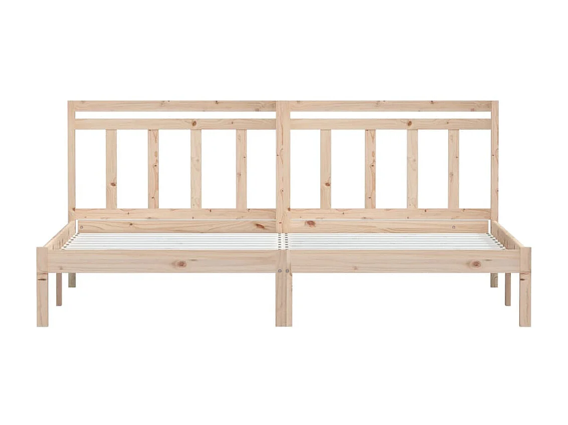 Lit Bois de pin massif 200x200 10