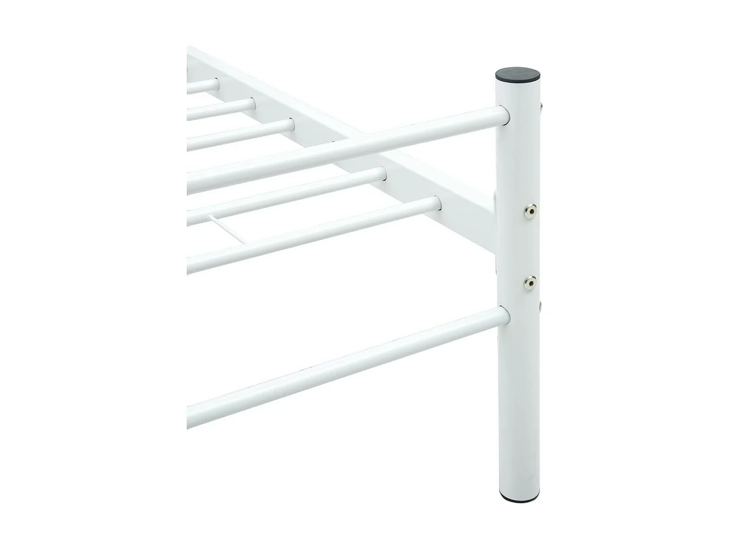 Lit Blanc Métal 90x200 2