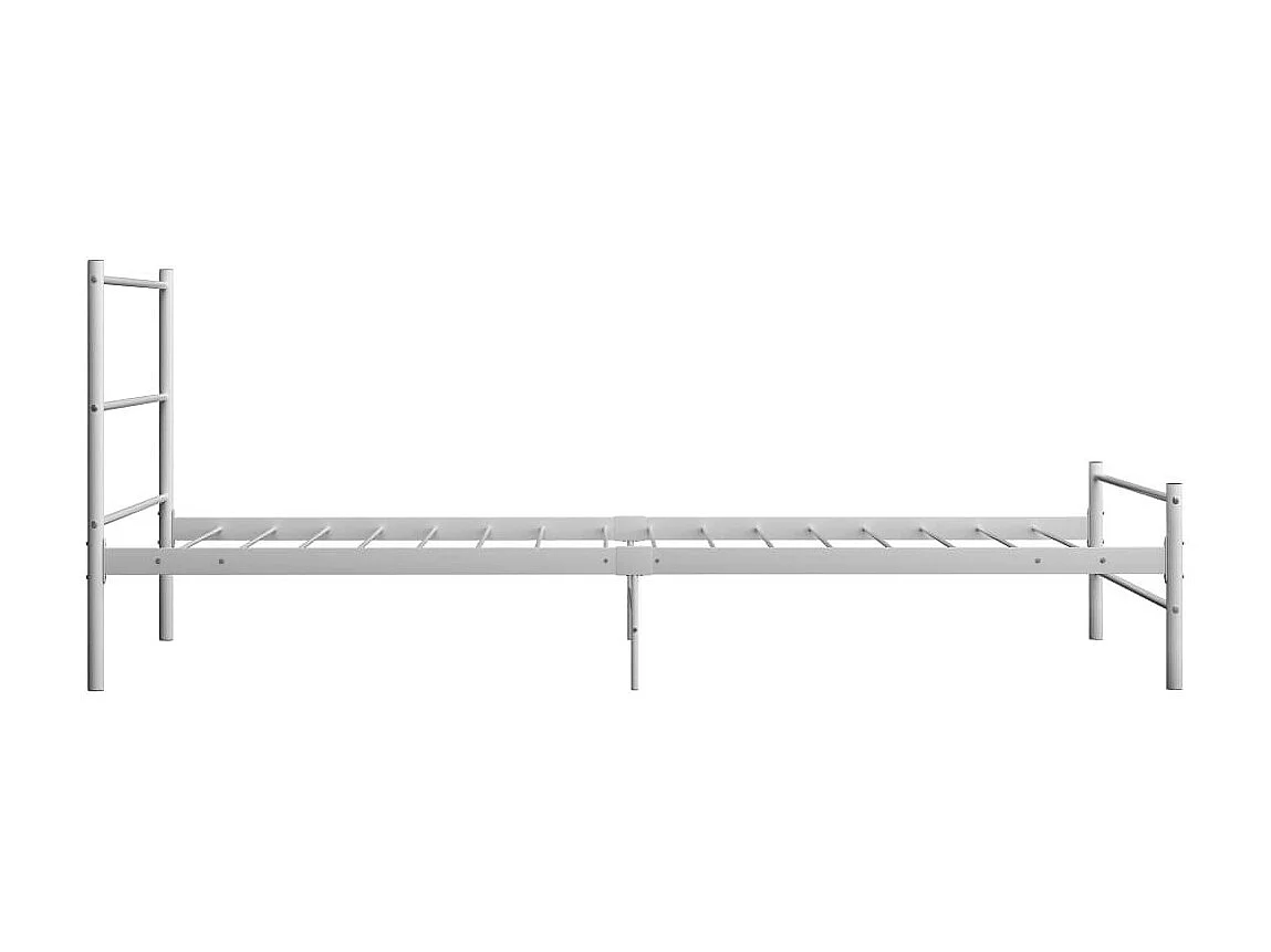 Lit Blanc Métal 90x200 2