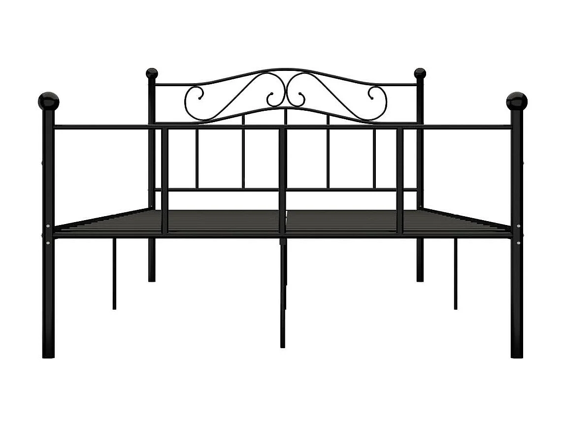 Lit Noir Métal 120x200 2