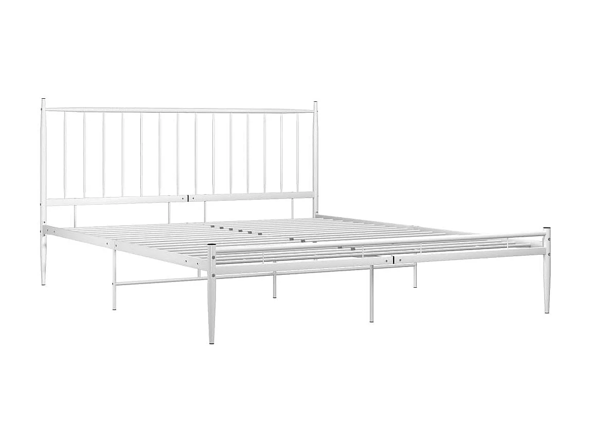 Bedframe metaal wit 180x200 cm